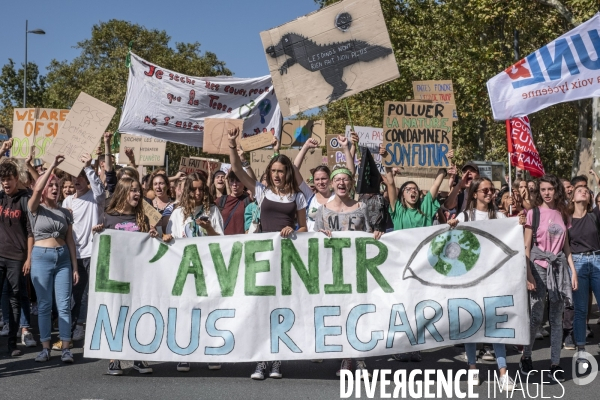 Marche des jeunes pour le climat.