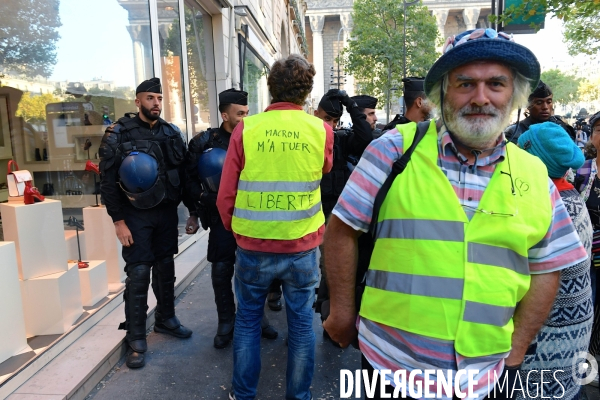 Manifestation des gilets jaunes / Acte 45