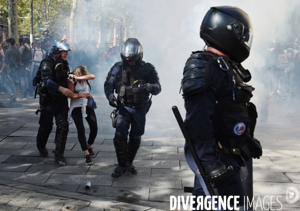 Manifestation des gilets jaunes / Acte 45