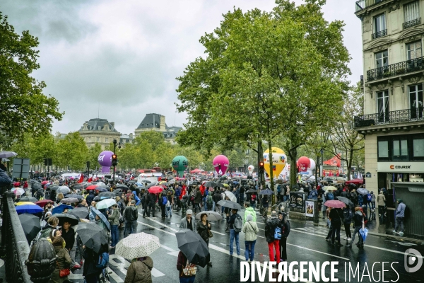 Manifestation de la CGT contre la réforme des retraites