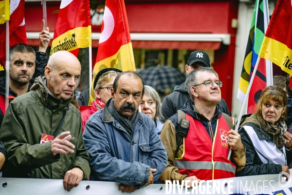 Manifestation de la CGT contre la réforme des retraites