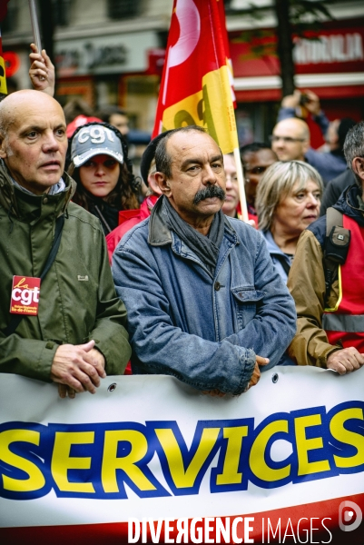 Manifestation de la CGT contre la réforme des retraites