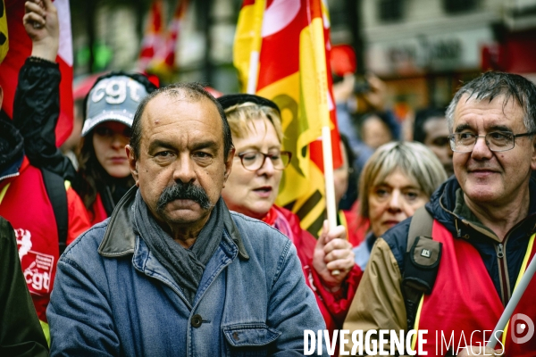 Manifestation de la CGT contre la réforme des retraites