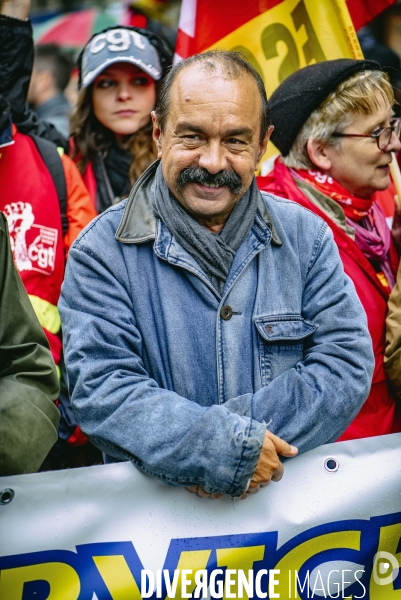 Manifestation de la CGT contre la réforme des retraites