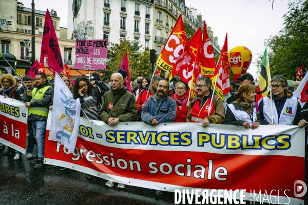 Manifestation de la CGT contre la réforme des retraites