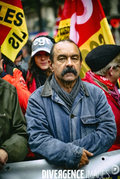 Manifestation de la CGT contre la réforme des retraites