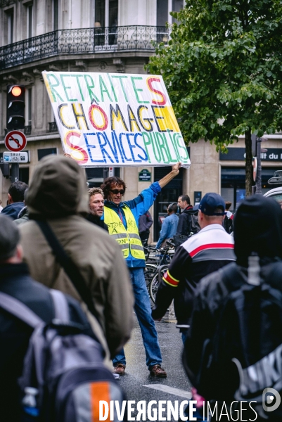 Manifestation de la CGT contre la réforme des retraites