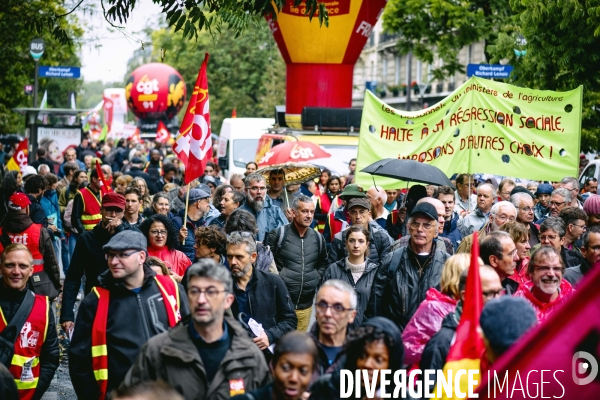 Manifestation de la CGT contre la réforme des retraites