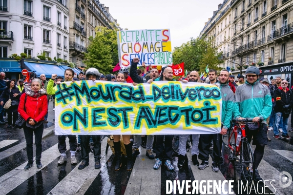 Manifestation de la CGT contre la réforme des retraites