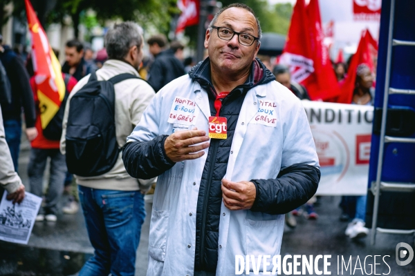 Manifestation de la CGT contre la réforme des retraites
