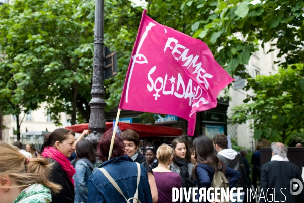 Rassemblement contre la loi sur le harcèlement sexuel, Paris, 11/07/2012