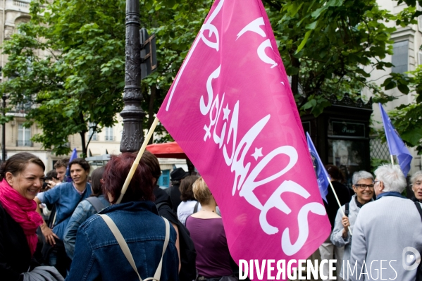 Rassemblement contre la loi sur le harcèlement sexuel, Paris, 11/07/2012