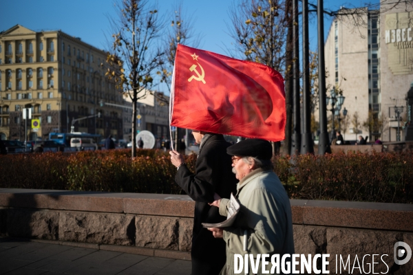 Commémoration à Moscou de la révolution bolchévique