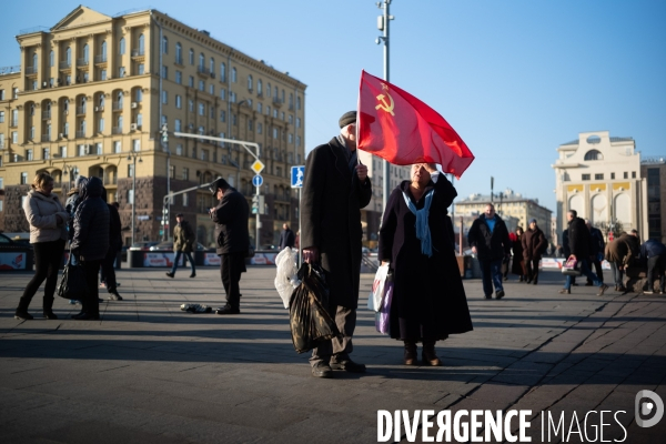Commémoration à Moscou de la révolution bolchévique