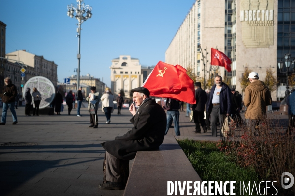 Commémoration à Moscou de la révolution bolchévique