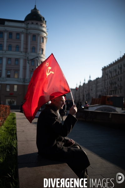 Commémoration à Moscou de la révolution bolchévique