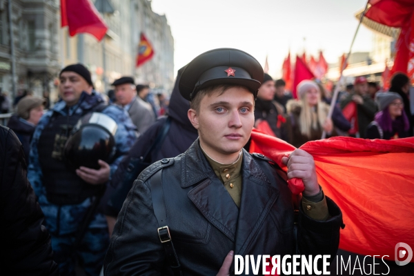 Commémoration à Moscou de la révolution bolchévique