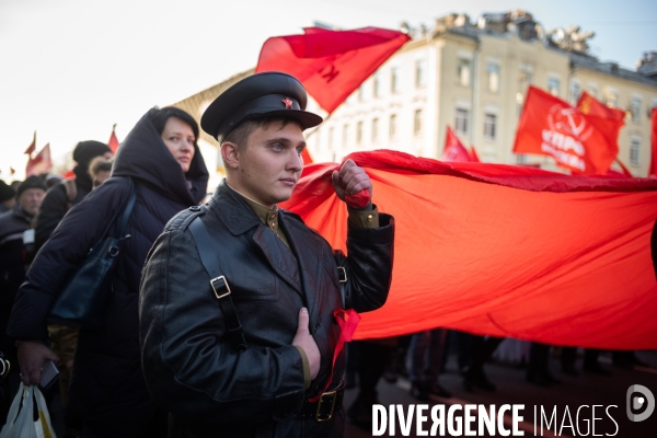 Commémoration à Moscou de la révolution bolchévique