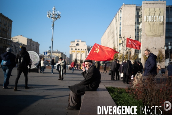 Commémoration à Moscou de la révolution bolchévique