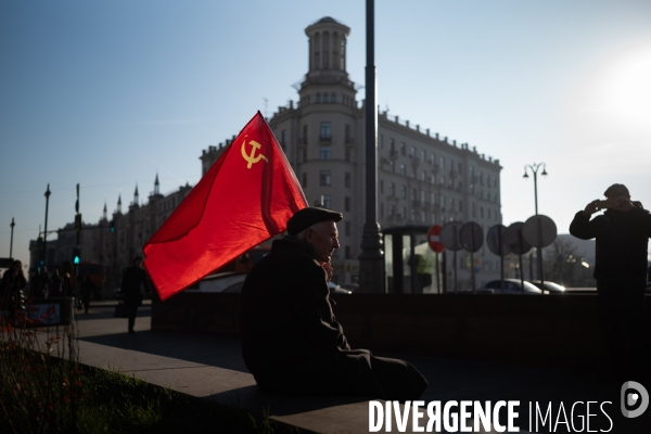 Commémoration à Moscou de la révolution bolchévique