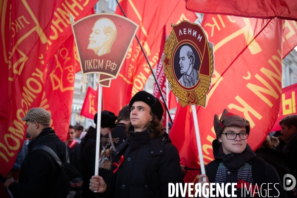 Commémoration à Moscou de la révolution bolchévique