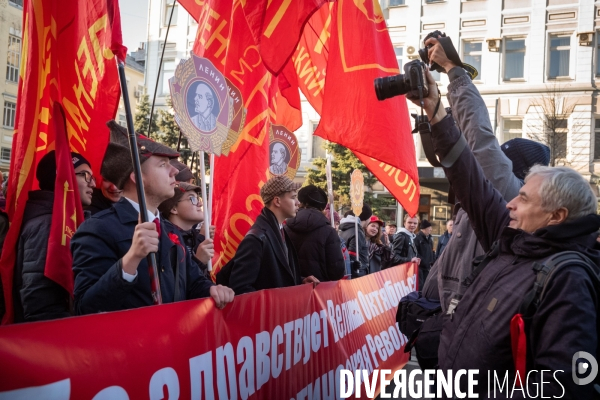 Commémoration à Moscou de la révolution bolchévique