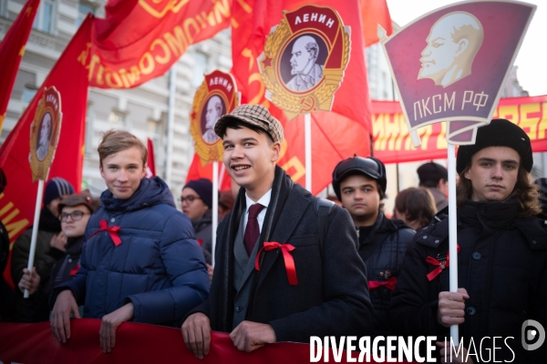 Commémoration à Moscou de la révolution bolchévique
