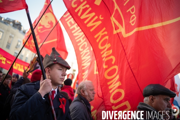 Commémoration à Moscou de la révolution bolchévique