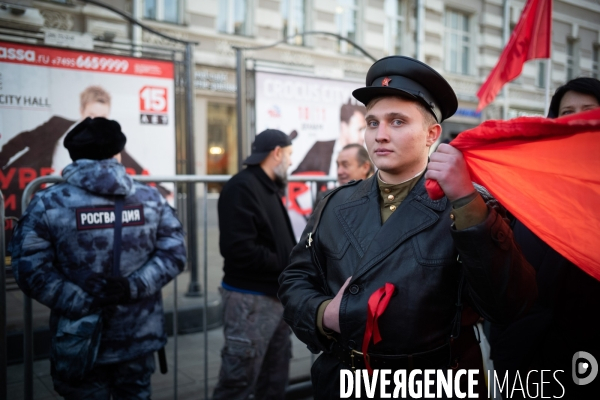 Commémoration à Moscou de la révolution bolchévique