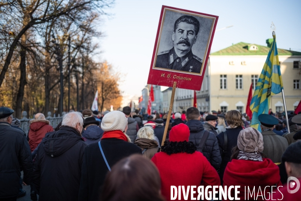 Commémoration à Moscou de la révolution bolchévique