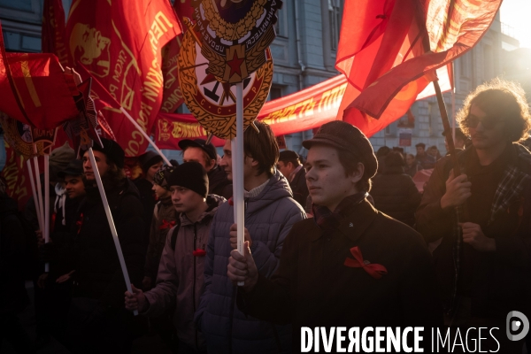 Commémoration à Moscou de la révolution bolchévique