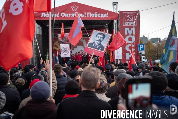 Commémoration à Moscou de la révolution bolchévique