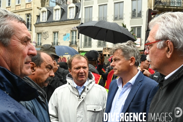 Retraites. Manifestation CGT SUD contre le projet de réforme.