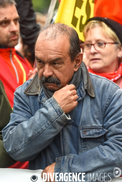 Retraites. Manifestation CGT SUD contre le projet de réforme.