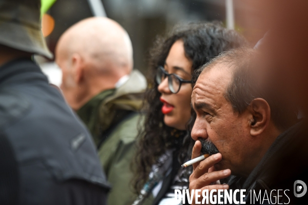 Retraites. Manifestation CGT SUD contre le projet de réforme.