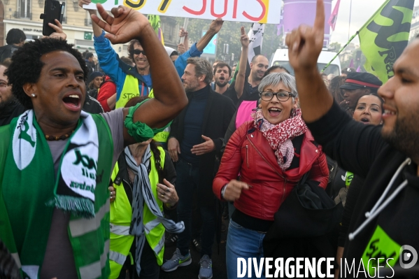 Retraites. Manifestation CGT SUD contre le projet de réforme.