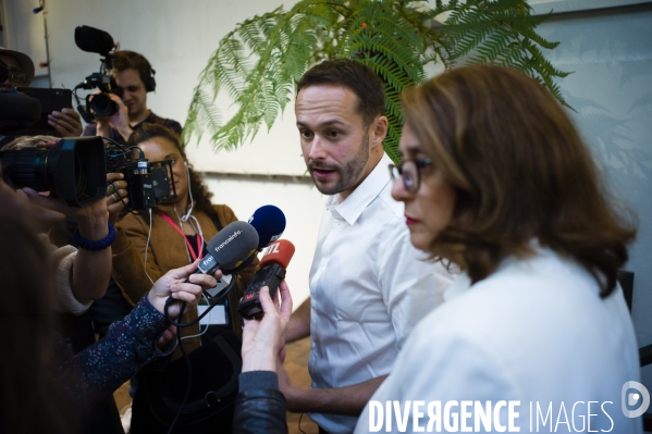 Conférence de presse de David Belliard.