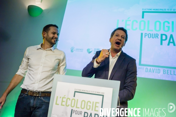 David Belliard lance sa campagne pour les municpales à Paris.