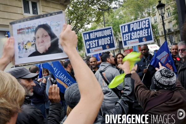 Manifestation du syndicat de police alliance