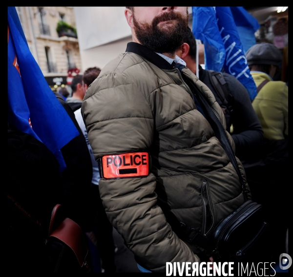 Manifestation du syndicat de police alliance