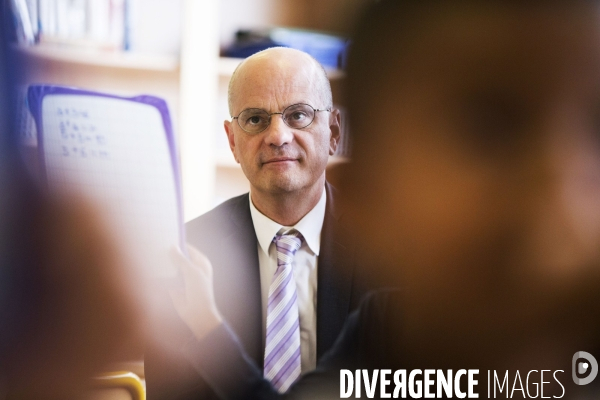 Déplacement de Jean-Michel BLANQUER dans le Maine-et-Loire.