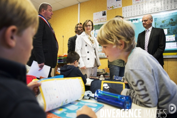 Déplacement de Jean-Michel BLANQUER dans le Maine-et-Loire.