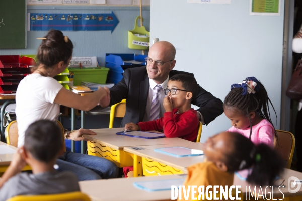 Déplacement de Jean-Michel BLANQUER dans le Maine-et-Loire.