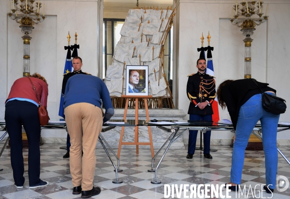 Hommage au Président  Jacques Chirac à l elysée