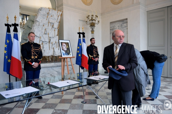 Hommage au Président  Jacques Chirac à l elysée