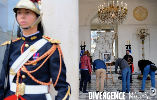 Hommage au Président  Jacques Chirac à l elysée