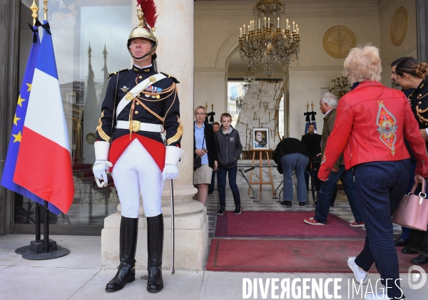 Hommage au Président  Jacques Chirac à l elysée
