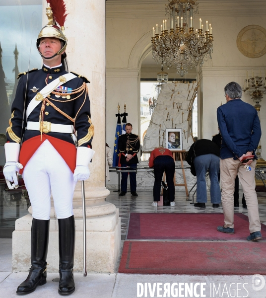 Hommage au Président  Jacques Chirac à l elysée