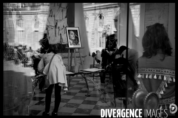 Hommage au Président  Jacques Chirac à l elysée