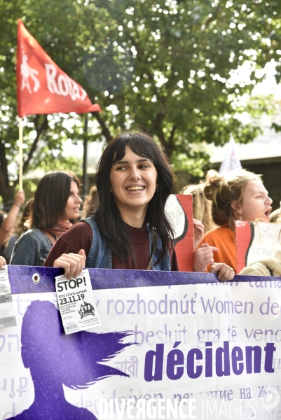 Journée internationale pour le droit à l avortement à Paris. International Day for the Right to Abortion.